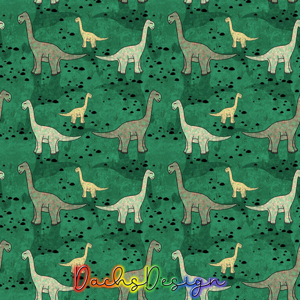 Dinosaurs in Dino Land - NON-EXCLUSIVE Seamless Pattern