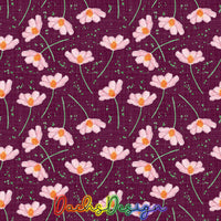 Floral on Plum - NON-EXCLUSIVE Seamless Pattern