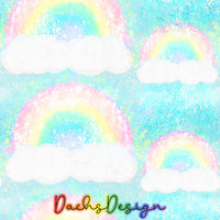 Fluffy Rainbows - NON-EXCLUSIVE Seamless Pattern