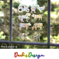 Ultimate Farm Animals Rainbow Suncatchers Bundle