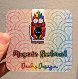 Twit Twoo Rainbow Owl Magnetic Bookmark