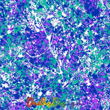 Purple Green Splatter - NON-EXCLUSIVE Seamless Pattern