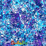 Blue purple splatter - NON-EXCLUSIVE Seamless Pattern