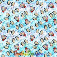 Rainbow Hats and Gloves - NON-EXCLUSIVE Seamless Pattern