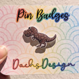 Tyrannosaurus-Rex Dinosaur Pin Badge