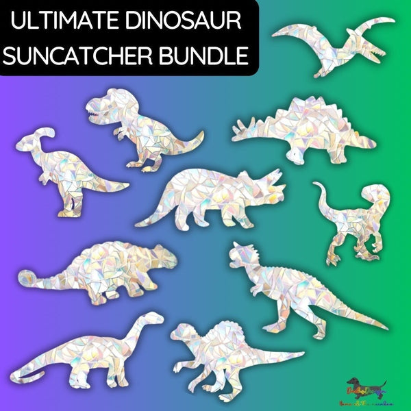 Ultimate Dinosaur Rainbow Suncatchers Bundle