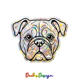 English Bulldog Rainbow Suncatcher