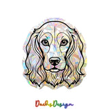 Cocker Spaniel Rainbow Suncatcher