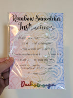 Cockerpoo Rainbow Suncatcher