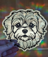 Havanese Rainbow Suncatcher