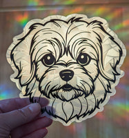 Havanese Rainbow Suncatcher