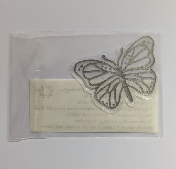 Ready Made Butterfly Rainbow Suncatcher - silver