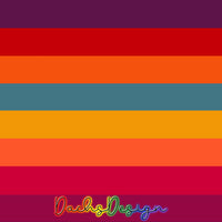 Sunset Stripes Seamless Patterns