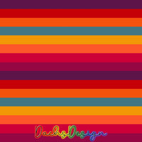 Sunset Stripes Seamless Patterns