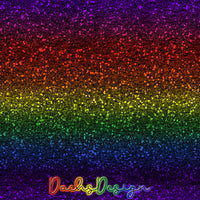 Blurred Rainbow Glitter Stripes Seamless Pattern