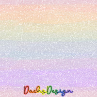 Pale Rainbow Gradient Glitter Stripes Seamless Pattern