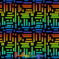 Rainbow Stripey Bits - NON-EXCLUSIVE Seamless Pattern